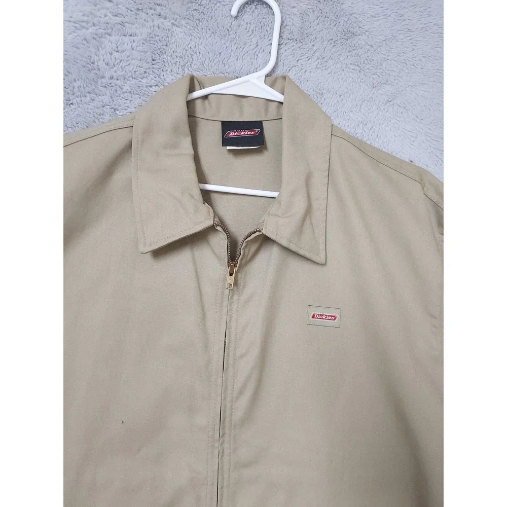 Dickies Jacket Mens XL Eisenhower Full Zip Up Workwear Canvas Skater Grunge